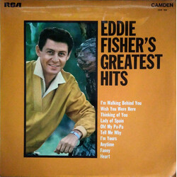 Eddie Fisher Greatest Hits Vinyl LP USED