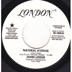 John Lodge Natural Avenue USED VINYL 7INCH 45 RPM PROMO