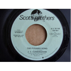 J.C. Cunningham The Pyramid Song USED VINYL 7INCH PROMO
