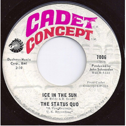 Status Quo Ice In The Sun Vinyl 7" USED