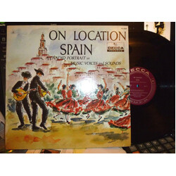 Various On Location-Spain: Candid Portrait's in Music, Voices and Sounds Vinyl LP USED