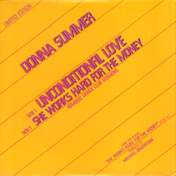 Donna Summer Unconditional Love / She Works Hard For The Money VINYL 12" USED