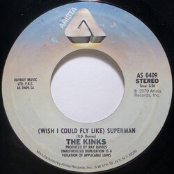 The Kinks (Wish I Could Fly Like) Superman USED VINYL 7INCH 45 RPM SINGLE