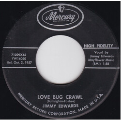 Jimmy Edwards (8) Love Bug Crawl USED VINYL 7INCH 45 RPM SINGLE