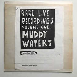 Muddy Waters Rare Live Recordings Volume One Vinyl LP USED