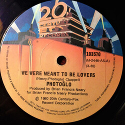 Jim Photoglo We Were Meant To Be Lovers USED VINYL 7INCH 45 RPM SINGLE