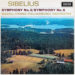 Jean Sibelius / Lorin Maazel / Wiener Philharmoniker Symphony No. 3 / Symphony No. 6 Vinyl LP USED