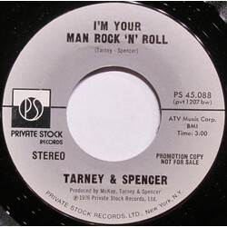 The Tarney/Spencer Band I'm Your Man Rock 'N' Roll USED VINYL 7INCH 45 RPM PROMO STYRENE STEREO MONO