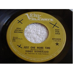 Teddy Randazzo Just One More Time / A World Without Love USED VINYL 45 RPM 7INCH SINGLE PROMO