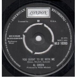 Al Green You Ought To Be With Me / What Is This Feeling USED VINYL 7INCH 45 RPM