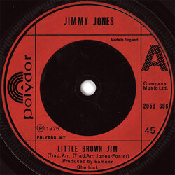 Jimmy Jones (12) Little Brown Jim USED VINYL 7INCH 45 RPM