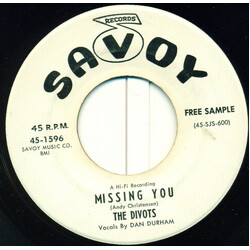 The Divots Missing You / Diddy-Wah-Diddy USED VINYL 7INCH 45 RPM PROMO