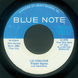 Lou Donaldson Alligator Bogaloo / Rev. Moses USED VINYL 7INCH 45 RPM SINGLE STYRENE