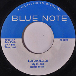 Lou Donaldson Say It Loud / Snake Bone USED VINYL 7INCH 45 RPM STYRENE
