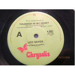 Leo Sayer Thunder In My Heart USED VINYL 7INCH SINGLE 45 RPM