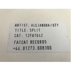 Alejandra & Aeron / QT? Split Series #13 USED VINYL 12INCH 33 S RPM WHITE LABEL