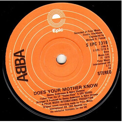 ABBA Does Your Mother Know VINYL 7" USED