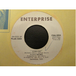 Floyd Brown (2) Someone USED VINYL 7INCH 45 RPM SINGLE PROMO