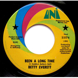 Betty Everett It's Been A Long Time / Just A Man's Way USED VINYL 7INCH 45 RPM SINGLE PROMO