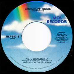 Neil Diamond Cracklin' Rosie USED VINYL 7INCH 45 RPM SINGLE REISSUE