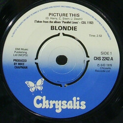 Blondie Picture This USED VINYL 7INCH 45 RPM SINGLE