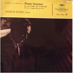 Ludwig van Beethoven / Wilhelm Kempff Piano Sonatas Nos.15 And 16 Vinyl LP USED