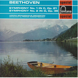 Ludwig van Beethoven / Gewandhausorchester Leipzig / Franz Konwitschny Symphony No. 1 In C, Op. 21 / Symphony No. 2 In D, Op. 36 Vinyl LP USED