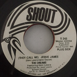 The Dreams (5) / Keni St. Lewis / The Dreams Band (They Call Me) Jessie James / Charge USED VINYL 7INCH 45 RPM PROMO