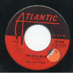 The Drifters Adorable / Steamboat USED VINYL 7INCH 45 RPM SINGLE REISSUE