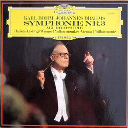 Johannes Brahms / Karl Böhm / Christa Ludwig / Wiener Philharmoniker Symphonie Nr. 3, Alt-Rhapsodie Vinyl LP USED