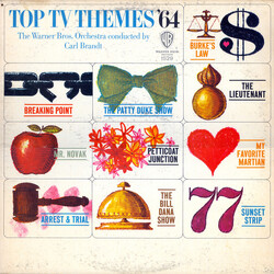 The Warner Brothers Orchestra Top TV Themes - '64 Vinyl LP USED