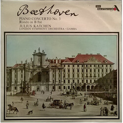 Ludwig van Beethoven / Julius Katchen / The London Symphony Orchestra / Pierino Gamba Piano Concerto No. 3 / Rondo In B Flat Vinyl LP USED