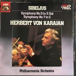 Jean Sibelius / Herbert von Karajan / Philharmonia Orchestra Sibelius Vinyl LP USED