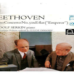 Ludwig Van Beethoven / Rudolf Serkin / The Philadelphia Orchestra / Eugene Ormandy Piano Concerto No. 5 In E-Flat Major "Emperor" Vinyl LP USED