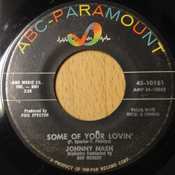 Johnny Nash Some Of Your Lovin /  World Of Tears USED VINYL 7INCH 45 RPM SINGLE