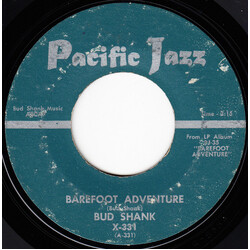 Bud Shank Barefoot Adventure / Slippery When Wet USED VINYL 7INCH 45 RPM SINGLE STYRENE