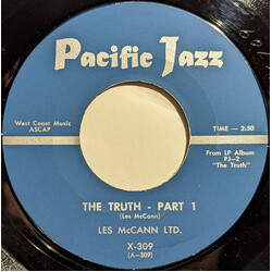 Les McCann Ltd. The Truth USED VINYL 7INCH 45 RPM SINGLE STYRENE