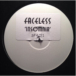 Faceless (2) Insomnia USED VINYL 12INCH 45 RPM WHITE LABEL