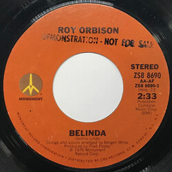 Roy Orbison Belinda / No Chain At All USED VINYL 7INCH 45 RPM SINGLE