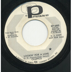 The Olympics Lookin' For A Love USED VINYL 7INCH 45 RPM SINGLE MISPRINT PROMO
