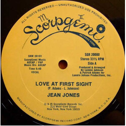 Jean Jones Love At First Sight USED VINYL 12INCH 33 S RPM
