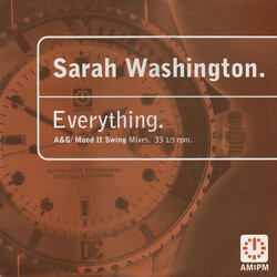 Sarah Washington Everything (A&G / Mood II Swing Mixes) USED VINYL 12INCH 33 S RPM