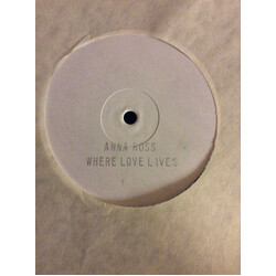 Anna Ross / Snowboy Where Love Lives USED VINYL 12INCH WHITE LABEL