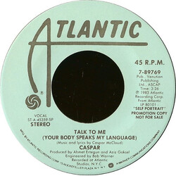 Caspar McCloud Talk To Me (Your Body Speaks My Language) Vinyl 7" USED