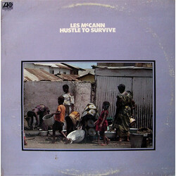 Les McCann Hustle To Survive Vinyl LP USED