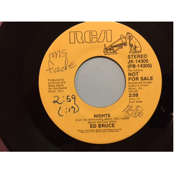Ed Bruce Nights Vinyl 7" USED