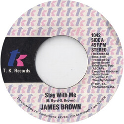 James Brown Stay With Me Vinyl 7" USED