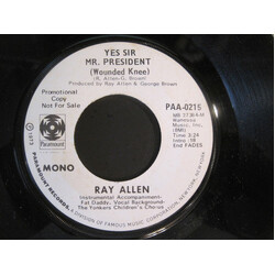 Ray Allen (5) Yes Sir Mr. President (Wounded Knee) Vinyl 7" USED