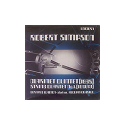 Robert Simpson (6) / Bernard Walton (2) / Aeolian String Quartet Clarinet Quintet (1968), String Quartet (1951/52) Vinyl LP USED
