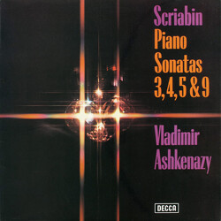Alexander Scriabine / Vladimir Ashkenazy Piano Sonatas 3, 4, 5 & 9 Vinyl LP USED